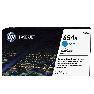 HP 654A Cyan Original LaserJet Toner Cartridge